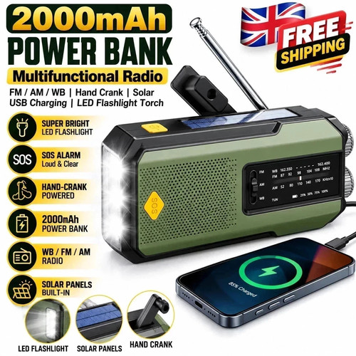 Wind solar radio - radio,, am/fm